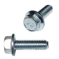 8MFB16250D6921 M16-2.0 X 50 mm Hex Flange Screw (FT), Non-Serrated, DIN 6921, Class 8.8, Clear Zinc